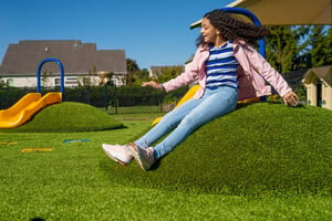 PlayMounds offer developmental benefits to kids.